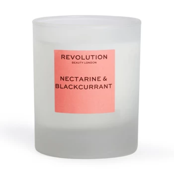 Image of Revolution Home Nectarine & Blackcurrant Scented Candle 250g