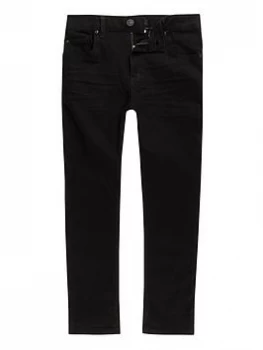 Image of River Island Sid Skinny Jeans Black Size 8 Years Boys