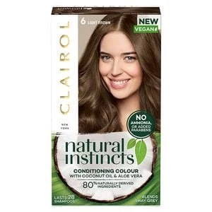 Image of Natural Instincts Light Brown 6 Semi Permanent Hair Dye