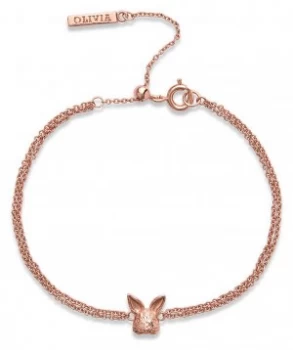 Image of Olivia Burton 3D Bunny Chain Bracelet Rose Gold OBJAMB96 Jewellery
