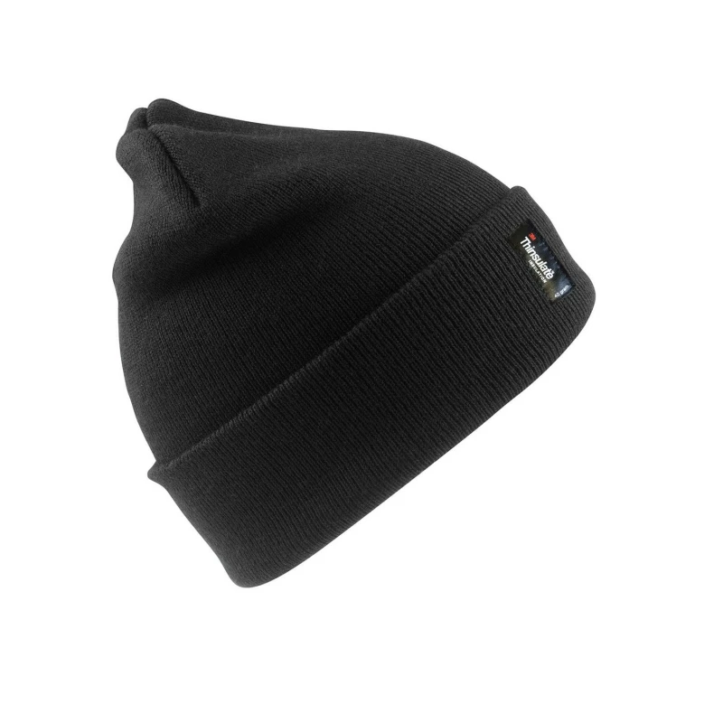 Image of Result Result Men Thinsulate Heavyweight Hat in Black One Size Male 5063527160492