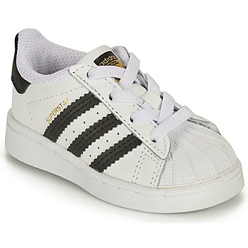 Image of adidas SUPERSTAR EL I boys's Childrens Shoes Trainers in White