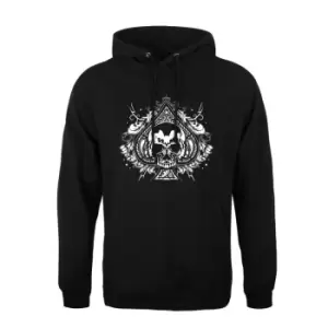 Image of Grindstore Mens Skull Spade Hoodie (M) (Black)