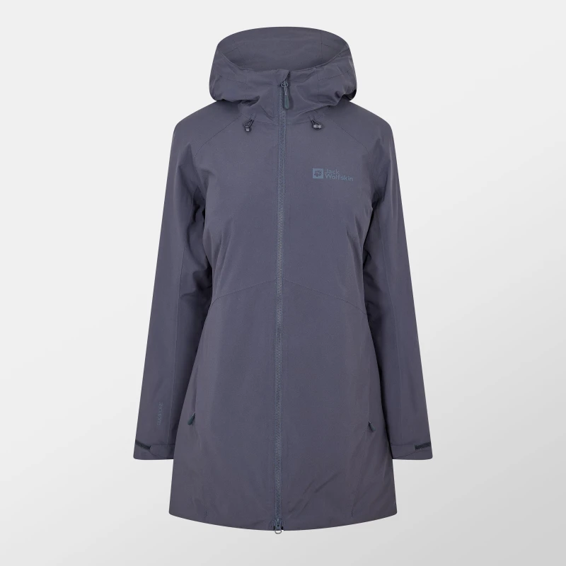 Image of (M, Graphite) Jack Wolfskin Womens 2022 Heidelstein Insulated Waterproof Windproof Jacket