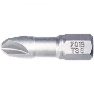 Image of Torq bit 2 Wiha 7019 TS ZOT 2X25 TORQ SET Chromium vanadium stee