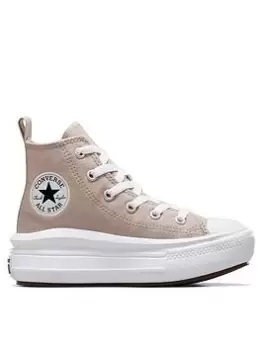 Image of Converse Chuck Taylor All Star Move, Brown, Size 10 Younger