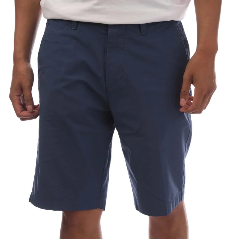 Image of Timberland Topsfield Poplin Chino Shorts Dark Blue male 30 inch