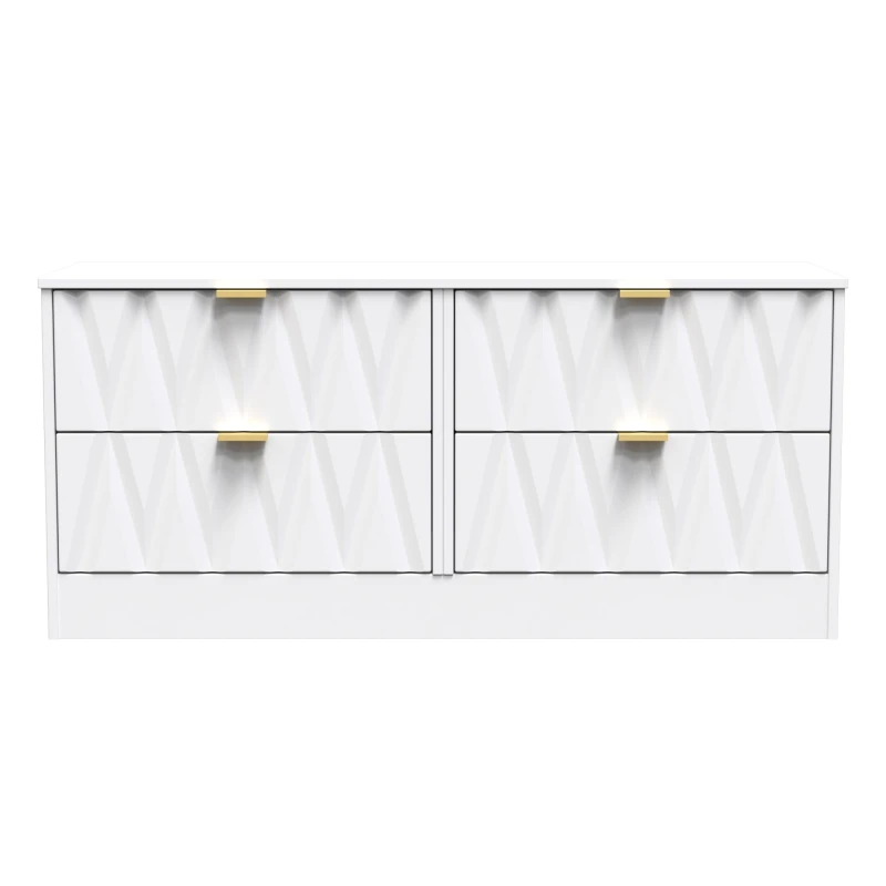 Image of Ready Assembled 2 U Washington 4 Drawer Bed Box (Ready Assembled) in White Size: Small White Unisex Small