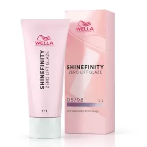 Image of Wella Professionals Shinefinity Zero Lift Glaze - 05/98 Cool Steel Orchid 60ml