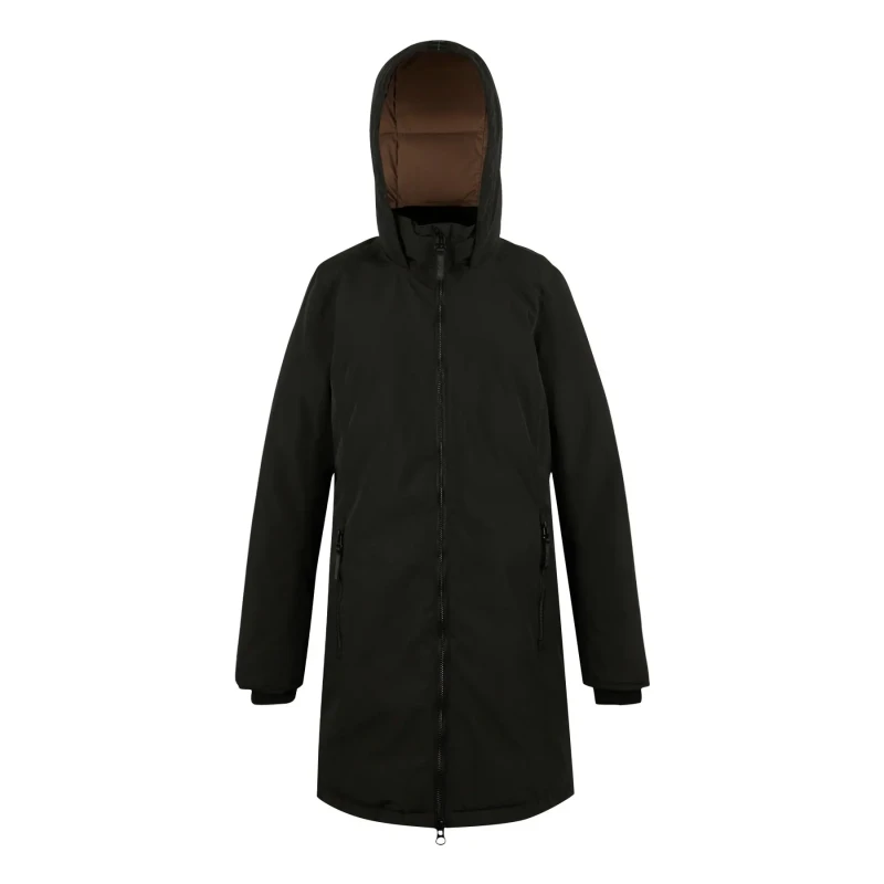 Image of Womens waterproof jacket Regatta Marron Noir Female 36