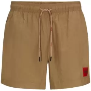 Image of Hugo Dominica Swim Shorts - Brown