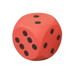 Image of Uncoated Foam Dice Red