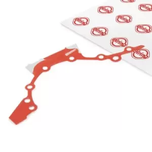 Image of ELRING Gaskets MERCEDES-BENZ,RENAULT,NISSAN 504.670 8200182129,8200741289,6079970445 Gasket, block cover (crankcase) A6079970445,12298BN700,1519300QAA