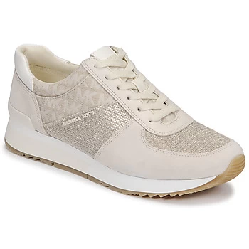 Image of Michael Kors ALLIE TRAINER womens Shoes Trainers in Beige,4,5,6,2.5,8.5