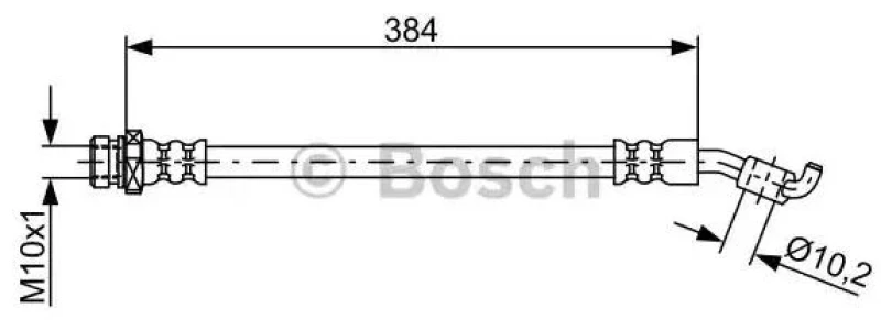Image of Bosch 1 987 481 884 Brake Hose Brake Hose (83)
