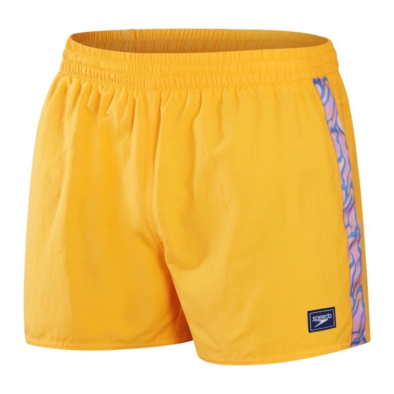 Image of Speedo Retro 13 Swim Shorts Mens - Yellow Yellow S