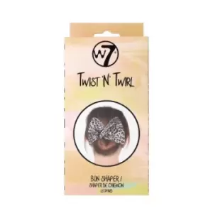 Image of W7 Cosmetics Twist 'N' Twirl Bun Shaper Leopard