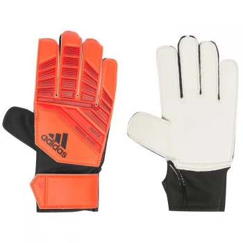 Image of adidas Predator Training Junior Boys Football Gloves - Red/Black