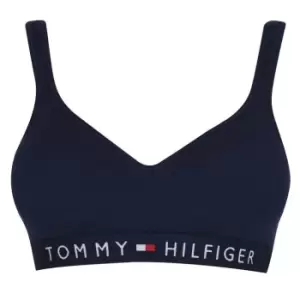 Image of Tommy Hilfiger Original Cotton Lift Bra - Blue