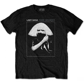 Image of Lady Gaga - Fame Unisex X-Large T-Shirt - Black