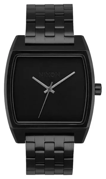 Image of Nixon A1245-001-00 Time Tracker All Black IP Steel Watch