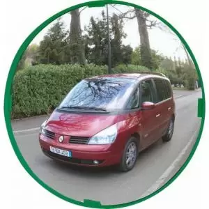 Image of 600mm Diameter Green Framed Safety Mirror