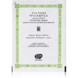 Image of WHAMISA Organic Fruits Hydrogel Facial Mask Intensive Hydrogel Mask For Immediate Brightening 33 ml