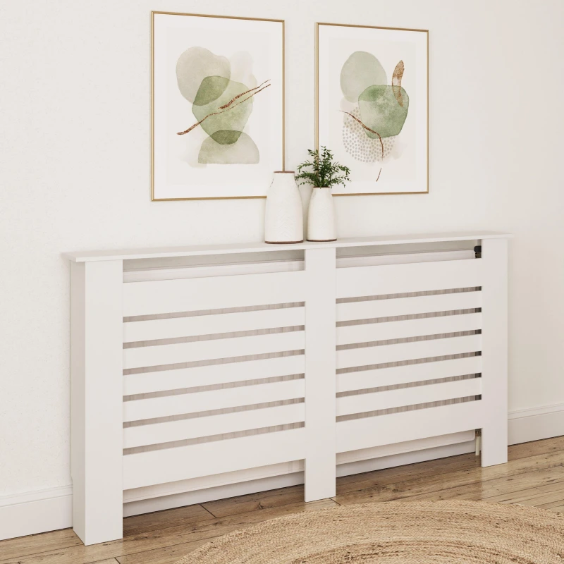 Image of Gfw Cleo Radiator Cover - Large - White - Fsc Certified White WHNW5 Unisex
