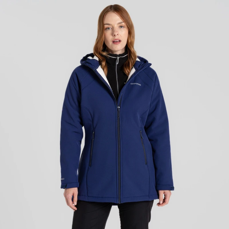 Image of Craghoppers Gwen Hooded Jacket - Blue Blue 8