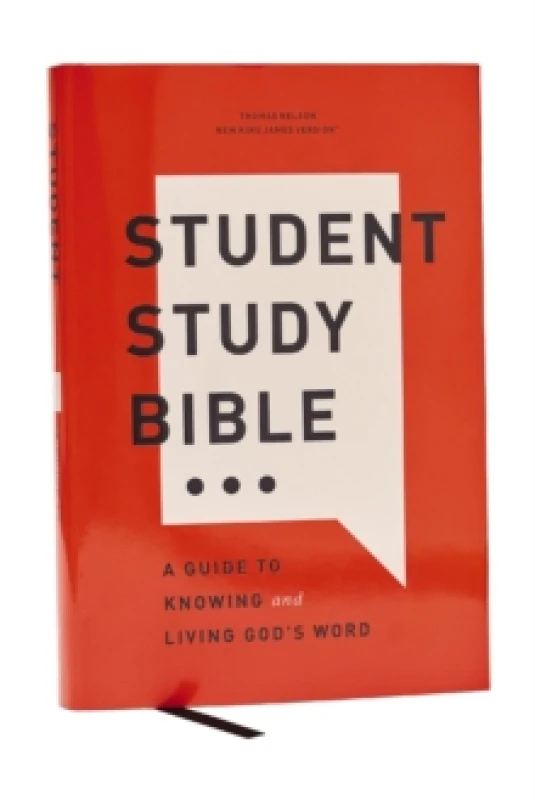 Image of Student Study Bible: A Guide to Knowing and Living Gods Word (NKJV, Hardcover, Red Letter, Comfort Print) Hardback