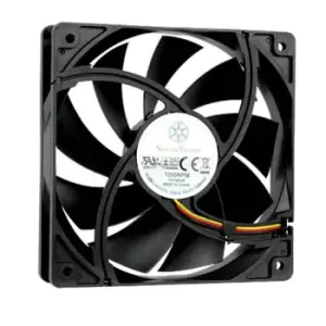 Image of Silverstone SST-FN121-P 120mm Black Case Fan High Air Flow Quiet