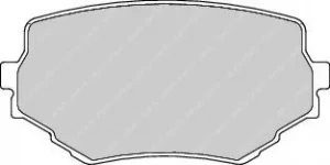 Image of Ferodo FDB1565 Brake Pad Set Front Axle Premier Car