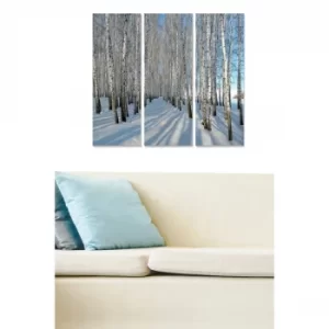 Image of MDF68578700 Multicolor Decorative MDF Painting (3 Pieces)