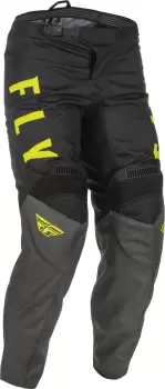 Image of FLY Racing F-16 Pants Grey Black Hi-Vis 30
