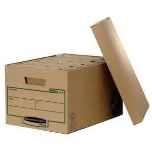 Image of Bankers Box by Fellowes Earth Storage Box Large FSC Ref 4470701 Pack