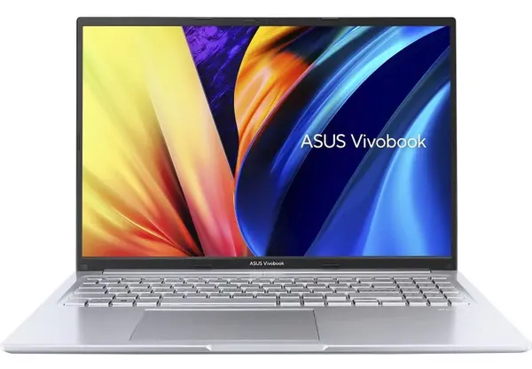 Image of Asus ASUS Vivobook 16 (X1605) Laptop, Intel Core i5 1235U, 16GB DDR4, 512GB NVMe M.2 SSD, 16" WUXGA IPS, Intel Iris Xe, Windows 11 Home X1605ZA-MB004W