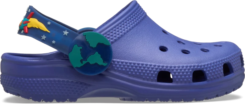 Image of Crocs Kids Toddler Classic Imagination Lights Backstrap Clogs Sapphire C8