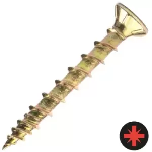 Image of Tite Fix Screw-Tite 4 x 70mm Multi Purpose Screw - Box of 100 - Yellow