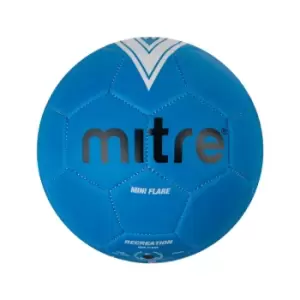 Image of Mitre Flare Mini Football (One Size) (Blue/White)