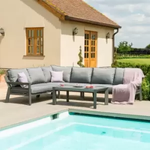 Image of Maze Rattan New York Sofa Set Grey