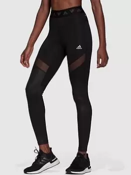Image of adidas Hyperglam Badge Of Sport Leggings - Black Size XS Women