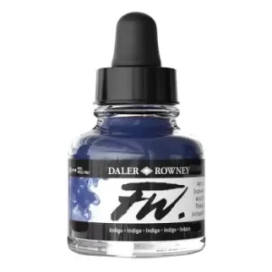 Image of Daler-Rowney FW Artists Acrylic Ink 29.5ml Indigo