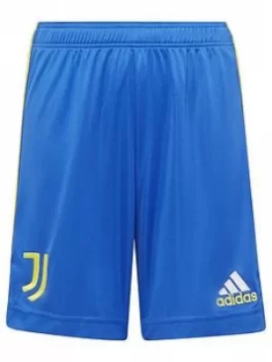 Image of Adidas Juventus Youth Third 21/22 Short, Blue, Size 7-8 Years