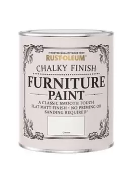 Image of Rust-Oleum Chalky Furniture Paint Cotton 750Ml