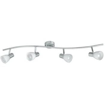 Image of Fan Europe Lighting - Fan Europe SPOT 4 Light Adjustable Spotlight Bars Nickel 93.5x13.5cm