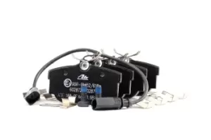 Image of ATE Brake pad set VW,FORD,SEAT 13.0460-2872.2 1133448,1386603,5M212M008BB YM212M008BA,7D0698451F,7M3698451D,7M3698451F