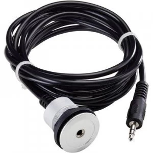 Image of Schlegel Jack Audiophono Cable 1x Jack plug 3.5mm 1x Jack socket 3.5mm 2m Black
