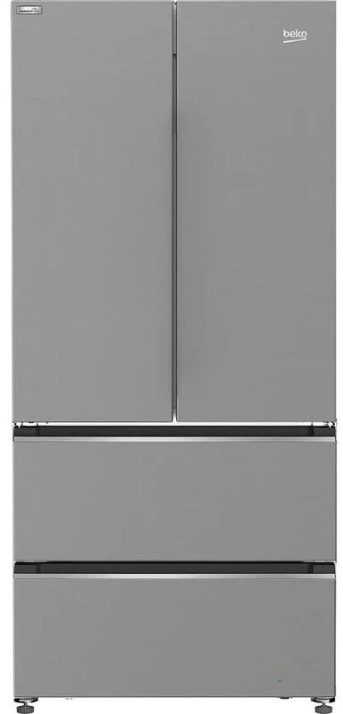 Image of Beko HarvestFresh GNE4543VPX American Style Fridge Freezer