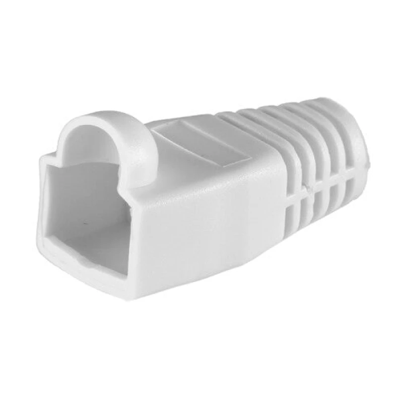 Image of Cablenet Cablenet RJ45 Cat6a Boot White 6.5mm 22-2088