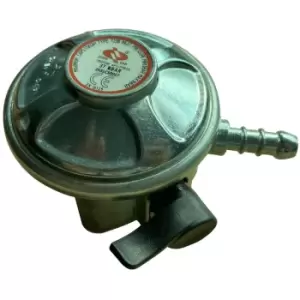 Image of Teamson Home - es Propane Gas Regulator and Hose for Gas Fire Pits, Standard Clip On Type with On/Off Switch